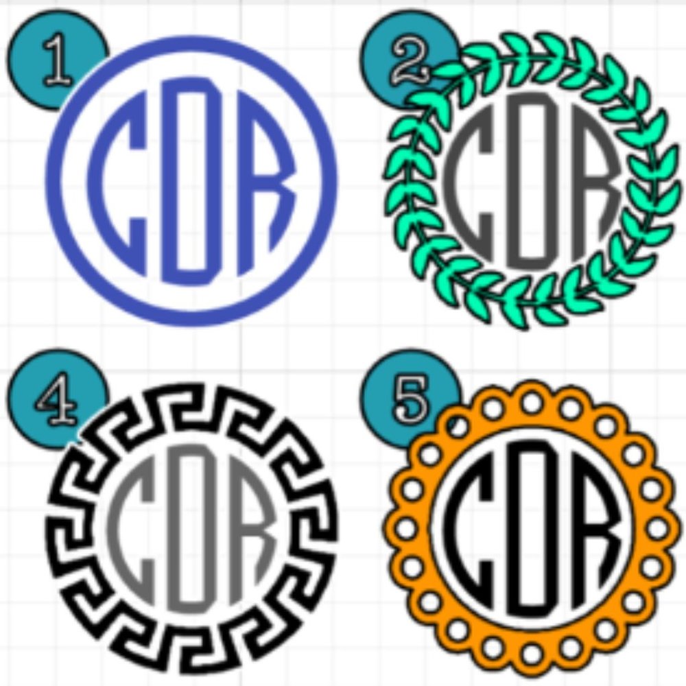Monogram decals - Picture 2 of 5